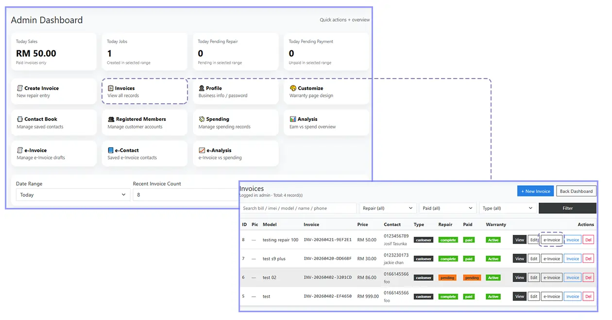 Open e-Invoice editor